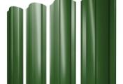 Штакетник Круглый фигурный 0,45 PE RAL 6002 лиственно-зеленый – Купить оптом и в розницу