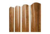 Штакетник Круглый фигурный 0,45 Print-Double Elite Golden Wood – Купить оптом и в розницу