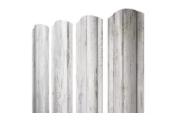 Штакетник Круглый фигурный 0,45 Print Elite Snow Wood TwinColor – Купить оптом и в розницу
