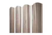 Штакетник Круглый фигурный 0,45 Print Elite White Wood TwinColor – Купить оптом и в розницу