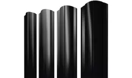 Штакетник Круглый фигурный 0,5 Drap RAL 9005 черный. Цена: 164 руб. Артикул: 45838