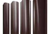 Штакетник Круглый фигурный 0,5 GreenCoat Pural BT, matt RR 887 шоколадно-коричневый (RAL 8017 шоколад) – Купить оптом и в розницу