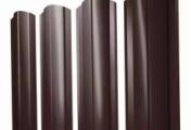 Штакетник Круглый фигурный 0,5 GreenCoat Pural BT RR 887 шоколадно-коричневый (RAL 8017 шоколад) – Купить оптом и в розницу