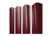 Штакетник Круглый фигурный 0,5 Satin Matt TX RAL 3005 красное вино – Купить оптом и в розницу