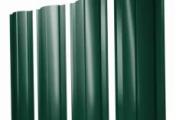 Штакетник Круглый с прямым резом 0,45 Drap TX RAL 6005 зеленый мох – Купить оптом и в розницу