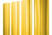 Штакетник Круглый с прямым резом 0,45 PE RAL 1018 цинково-желтый – Купить оптом и в розницу