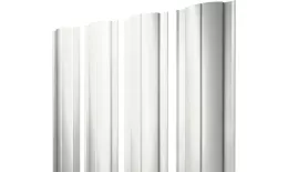 Штакетник Круглый с прямым резом 0,45 PE RAL 9003 сигнальный белый. Цена: 136 руб. Артикул: 45785