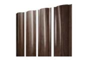 Штакетник Круглый с прямым резом 0,45 Print-Double Premium Antique Wood – Купить оптом и в розницу