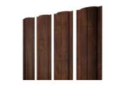 Штакетник Круглый с прямым резом 0,45 Print-Double Premium Cherry Wood Dark F – Купить оптом и в розницу