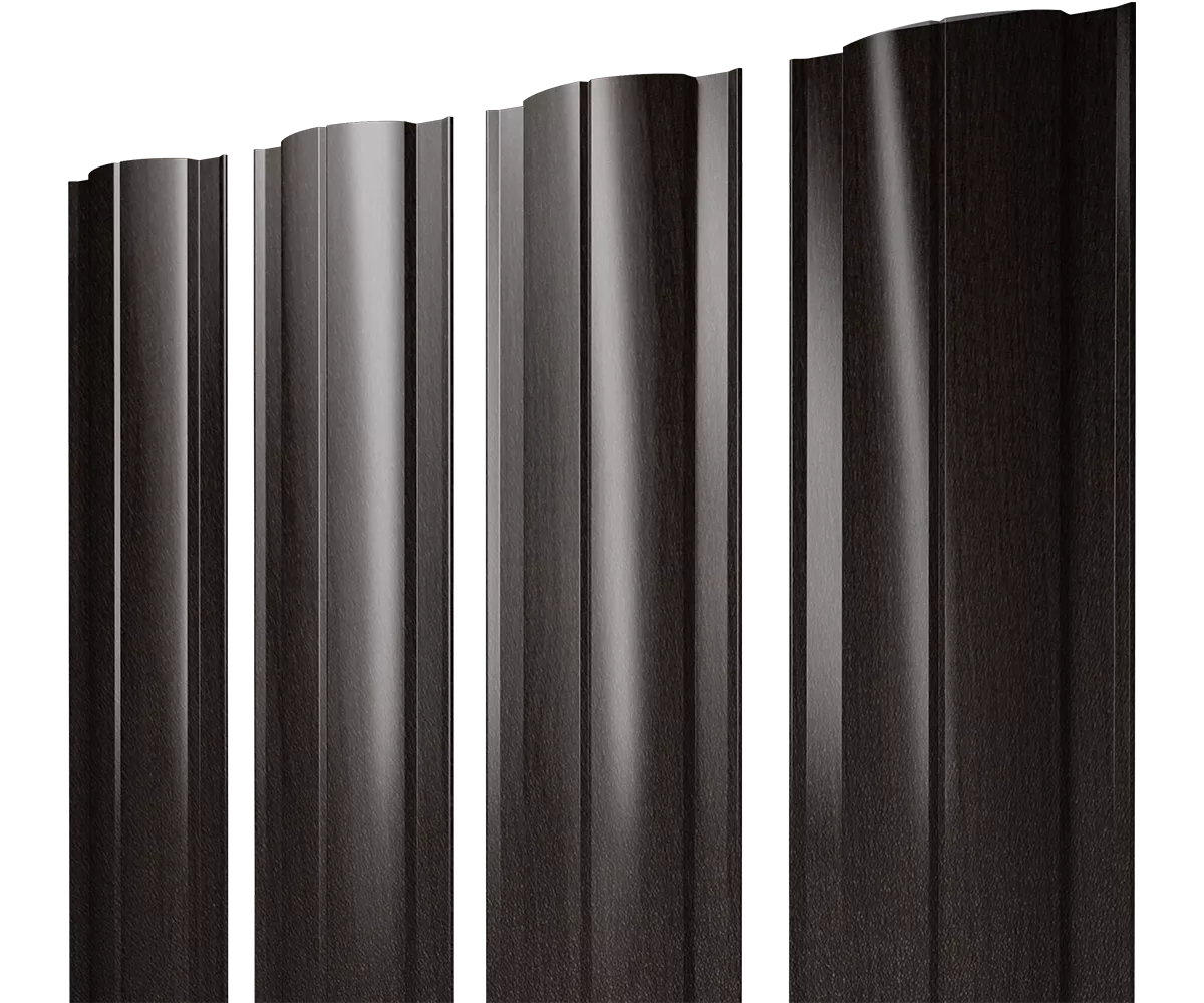 Штакетник Круглый с прямым резом 0,45 Print Elite Coffee Wood TwinColor купить в санкт-петербурге