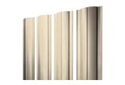 Штакетник Круглый с прямым резом 0,45 Print Elite Milky Wood TwinColor – Купить оптом и в розницу