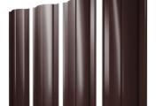 Штакетник Круглый с прямым резом 0,5 GreenCoat Pural BT, matt RR 887 шоколадно-коричневый (RAL 8017 шоколад) – Купить оптом и в розницу