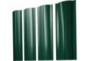 Штакетник Круглый с прямым резом 0,5 Satin Matt RAL 6005 зеленый мох – Купить оптом и в розницу