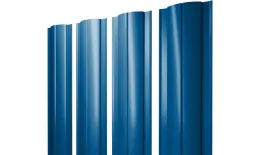 Штакетник Круглый с прямым резом 0,5 Satin RAL 5005 сигнальный синий. Цена: 170 руб. Артикул: 45816