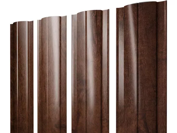 Штакетник Grand Line Круглый 0,45 Print-double Elite Antique Wood Античный Дуб купить в санкт-петербурге