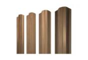 Штакетник Grand Line М-образный А фигурный 0,45 Print Elite Honey Wood Медовое дерево – Купить оптом и в розницу