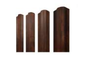 Штакетник Grand Line М-образный B фигурный 0,45 Print Elite Nutwood Орех – Купить оптом и в розницу