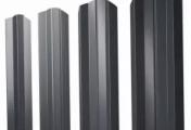 Штакетник М-образный А фигурный 0,45 PE-Double RAL 7024 мокрый асфальт – Купить оптом и в розницу