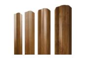 Штакетник М-образный А фигурный 0,45 Print-Double Premium Golden Wood Fresh – Купить оптом и в розницу