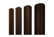 Штакетник М-образный А фигурный 0,45 Print Elite Chestnut Wood – Купить оптом и в розницу