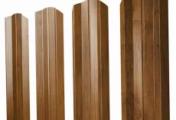 Штакетник М-образный А фигурный 0,45 Print Elite Golden Wood TwinColor – Купить оптом и в розницу