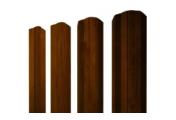 Штакетник М-образный А фигурный 0,45 Print Premium Golden Wood Intense FTC – Купить оптом и в розницу