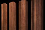 Штакетник М-образный А фигурный 0,45 Print Premium Rowan Wood Intense FTC – Купить оптом и в розницу