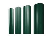 Штакетник М-образный А фигурный 0,5 Satin Matt RAL 6005 зеленый мох – Купить оптом и в розницу