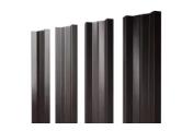 Штакетник М-образный А с прямым резом 0,45 Print Elite Coffee Wood Blesk TwinColor – Купить оптом и в розницу