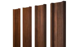 Штакетник М-образный А с прямым резом 0,45 Print Premium Golden Wood Fresh. Артикул: 39340