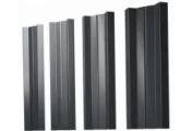 Штакетник М-образный А с прямым резом 0,5 GreenCoat Pural BT, matt RR2H3 (RAL 7016 антрацитово-серый) – Купить оптом и в розницу