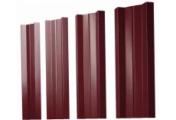 Штакетник М-образный А с прямым резом 0,5 Satin Matt RAL 3005 красное вино – Купить оптом и в розницу
