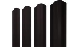 Штакетник М-образный B фигурный 0,45 PE-Double RAL 9005 черный. Цена: 96 руб. Артикул: 38328