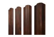 Штакетник М-образный B фигурный 0,45 Print Elite Chestnut Wood – Купить оптом и в розницу