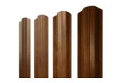Штакетник М-образный B фигурный 0,45 Print Elite Golden Wood TwinColor – Купить оптом и в розницу