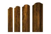 Штакетник М-образный B фигурный 0,45 Print Premium Golden Wood Fresh – Купить оптом и в розницу