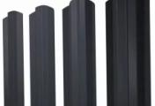 Штакетник М-образный В фигурный 0,45 Drap TX RAL 7024 мокрый асфальт – Купить оптом и в розницу
