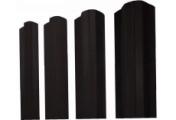 Штакетник М-образный В фигурный 0,5 Satin Matt TX RAL 9005 черный – Купить оптом и в розницу