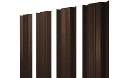 Штакетник М-образный В с прямым резом 0,45 Drap TR lite RAL 8017 шоколад. Артикул: 46431