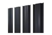 Штакетник М-образный В с прямым резом 0,45 Drap TwinColor RAL 7024 мокрый асфальт – Купить оптом и в розницу