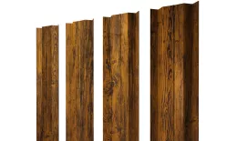 Штакетник М-образный В с прямым резом 0,45 Print Premium Golden Wood Fresh TwinColor. Цена: 121 руб. Артикул: 38496