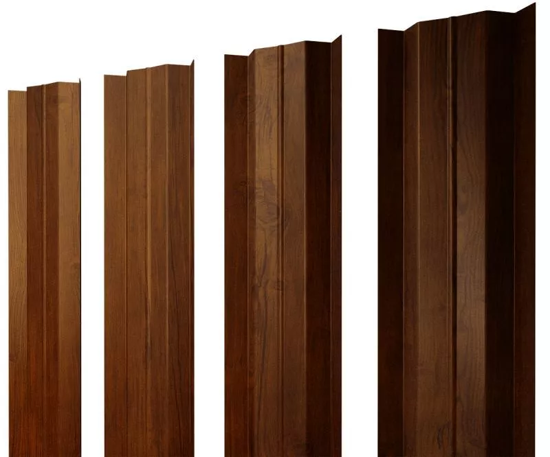 Штакетник М-образный В с прямым резом 0,45 Print Premium Golden Wood Intense FTC купить в санкт-петербурге