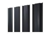 Штакетник М-образный В с прямым резом 0,5 Satin Matt TX RAL 7024 мокрый асфальт – Купить оптом и в розницу