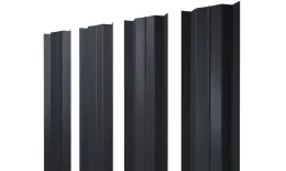 Штакетник М-образный В с прямым резом 0,5 Satin Matt TX RAL 7024 мокрый асфальт. Цена: 156 руб. Артикул: 45944