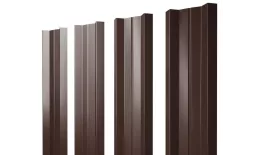 Штакетник Grand Line М-образный А 0,5 Velur RAL 8017 Шоколад. Артикул: M_100