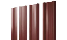 Штакетник Grand Line М-образный А 0,5 Velur RAL 3009 Оксидно-красный. Артикул: M_108