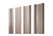 Штакетник Grand Line М-образный А 0,45 Print Elite White Wood Беленый дуб – Купить оптом и в розницу