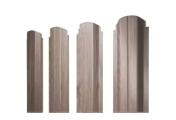 Штакетник П-образный А фигурный 0,45 Print-Double Elite White Wood – Купить оптом и в розницу