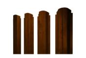 Штакетник П-образный А фигурный 0,45 Print-Double Premium Golden Wood Intense F – Купить оптом и в розницу