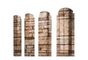 Штакетник П-образный А фигурный 0,45 Print Elite Sand Stone TwinColor – Купить оптом и в розницу